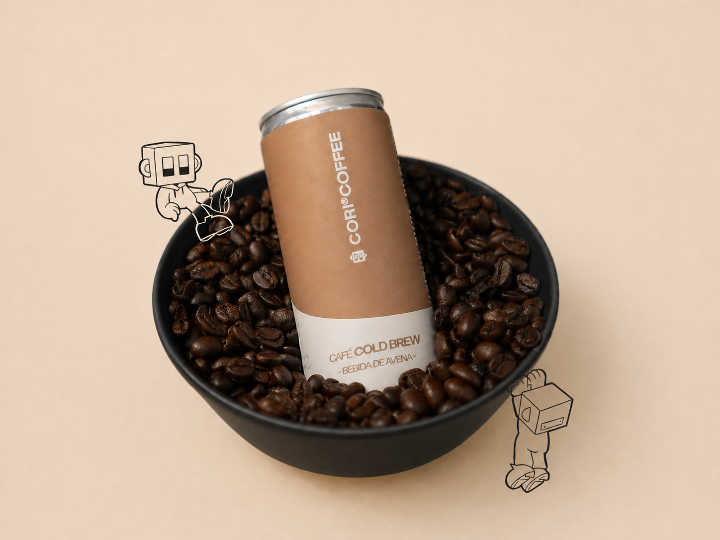 Cori Bebida de Avena — Nitro Cold Brew con avena
